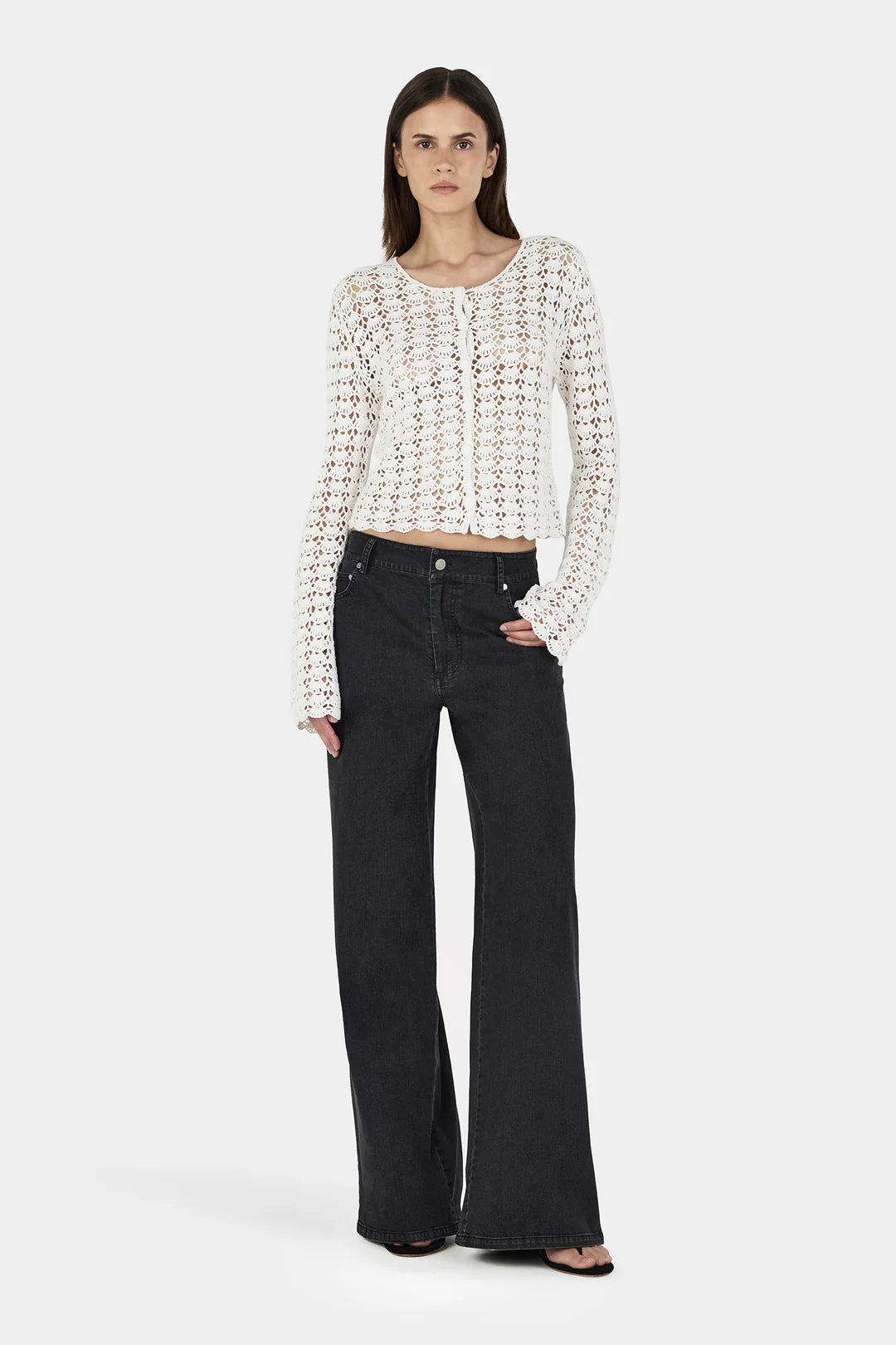 Monfries Chambray Pants - Charcoal | Hansen & Gretel