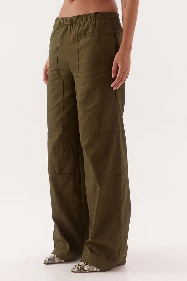 Romy Pant - Deep Khaki | Sovere
