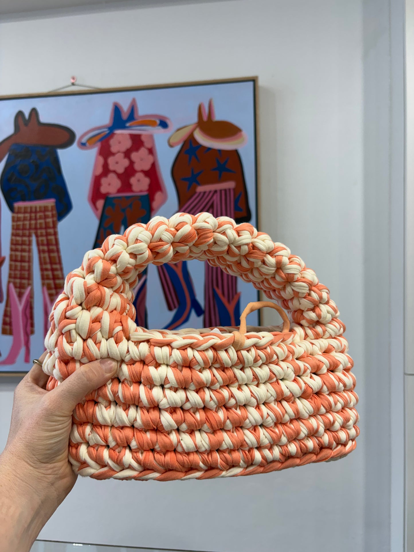 The Lys Mini - Peach & White | ByMoja
