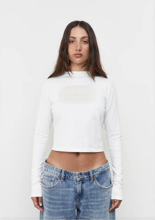 Soap Long Sleeve Top - White | Pinky & Kamal