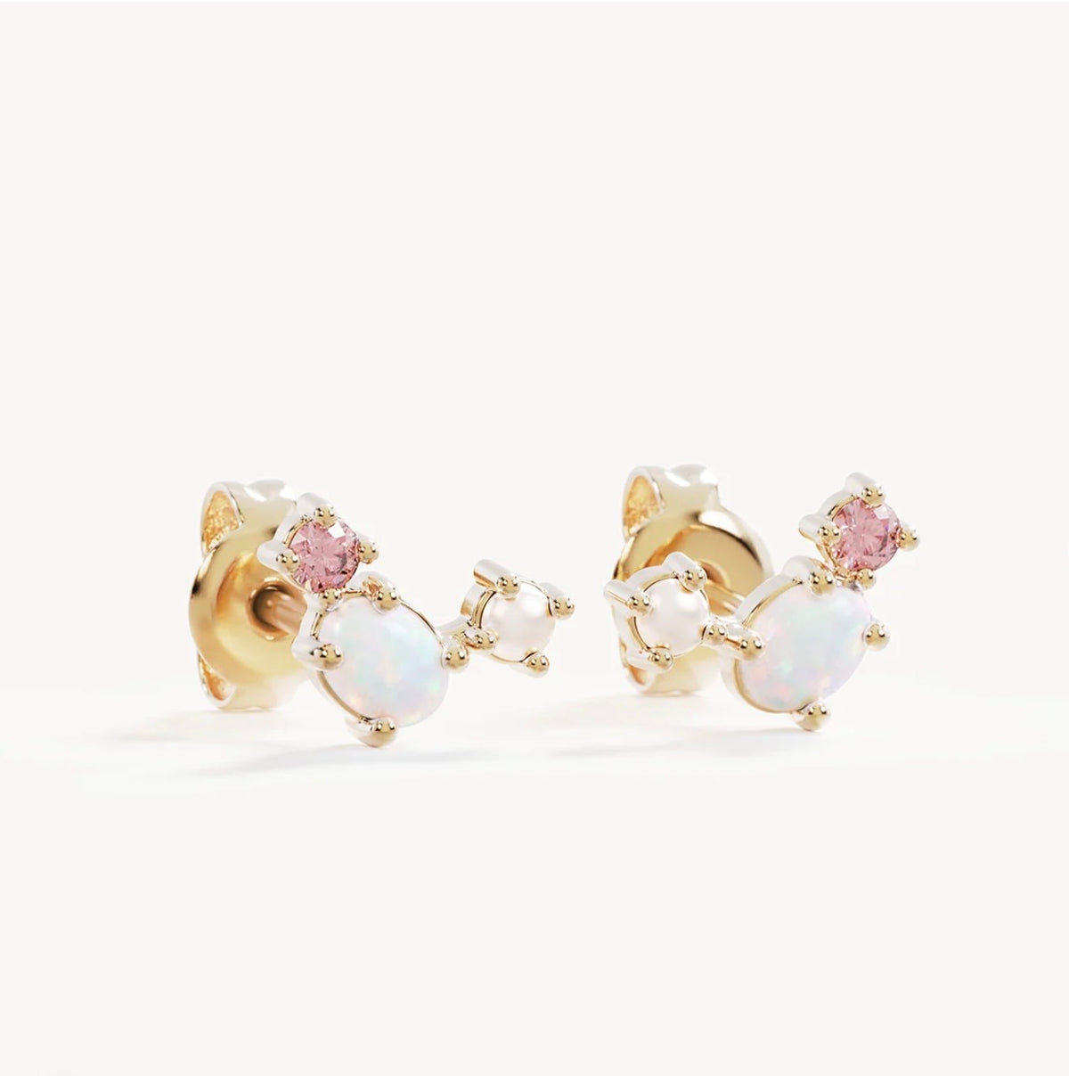 18k Gold Vermeil Cosmic Bloom Stud Earrings | By Charlotte