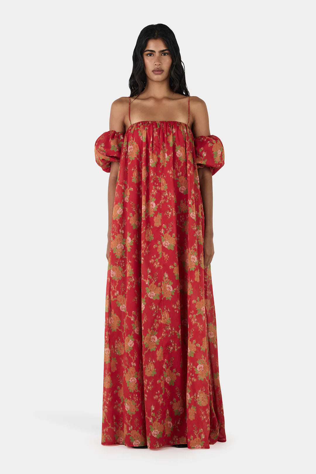 Vetiver Dress Climbing Roses | Hansen & Gretel