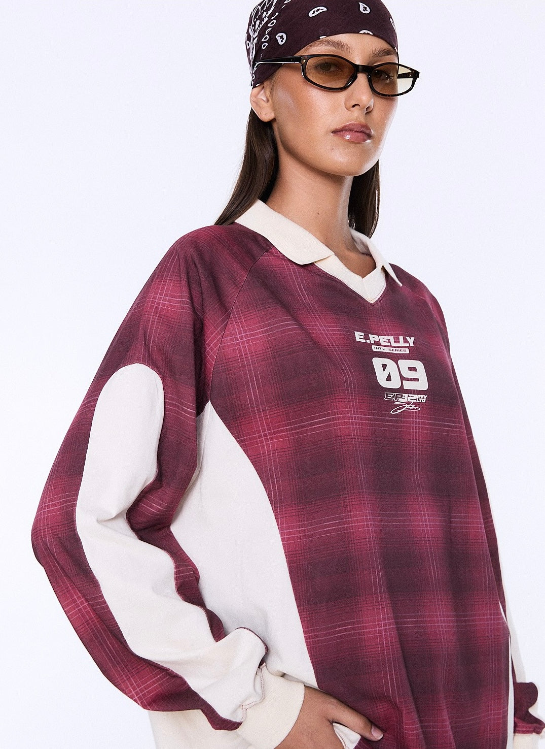 Josie Long Sleeve Polo Tee | Ena Pelly