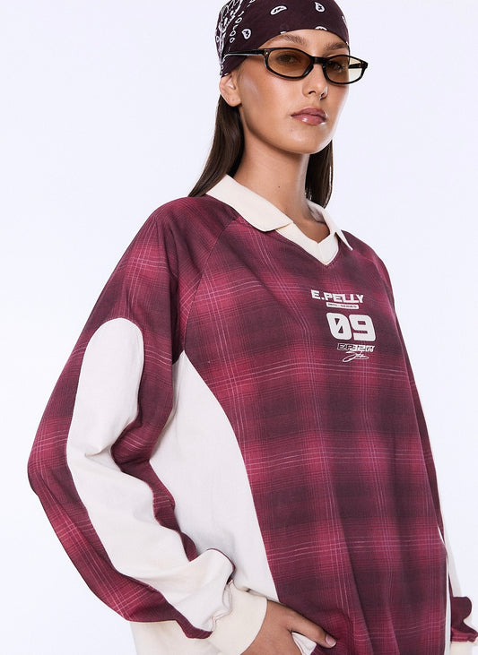 Josie Long Sleeve Polo Tee | Ena Pelly