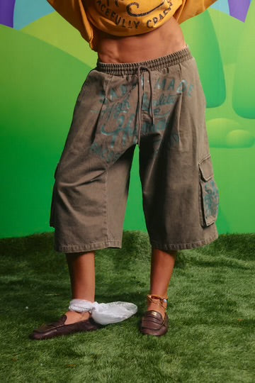 The High Quality Human Jorts - Khaki | Sabbi