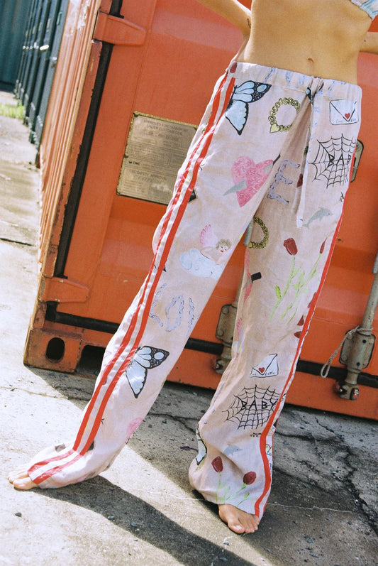 Love Letter Pants - Love Print | Lottie Hall