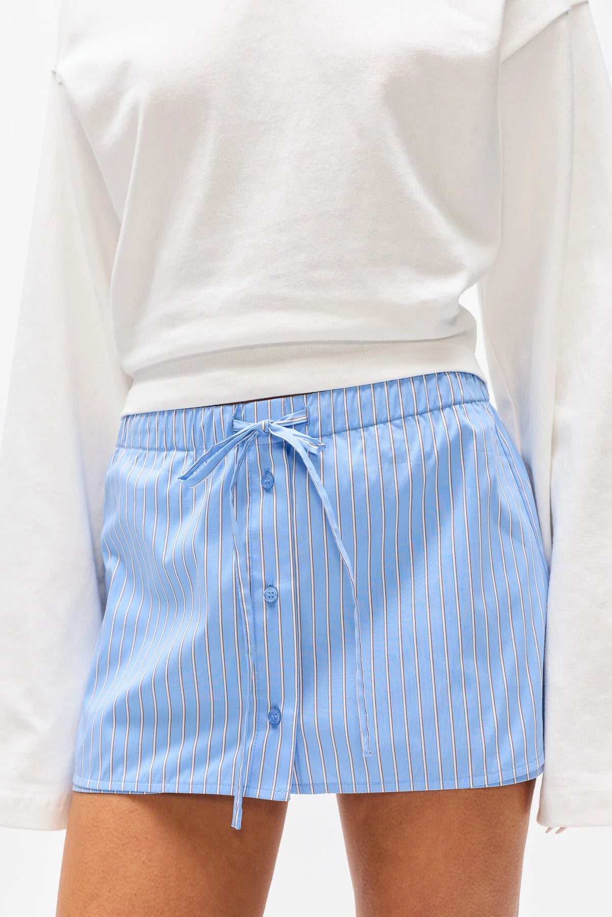 Margaux Skort - Blue Stripe | Bayse