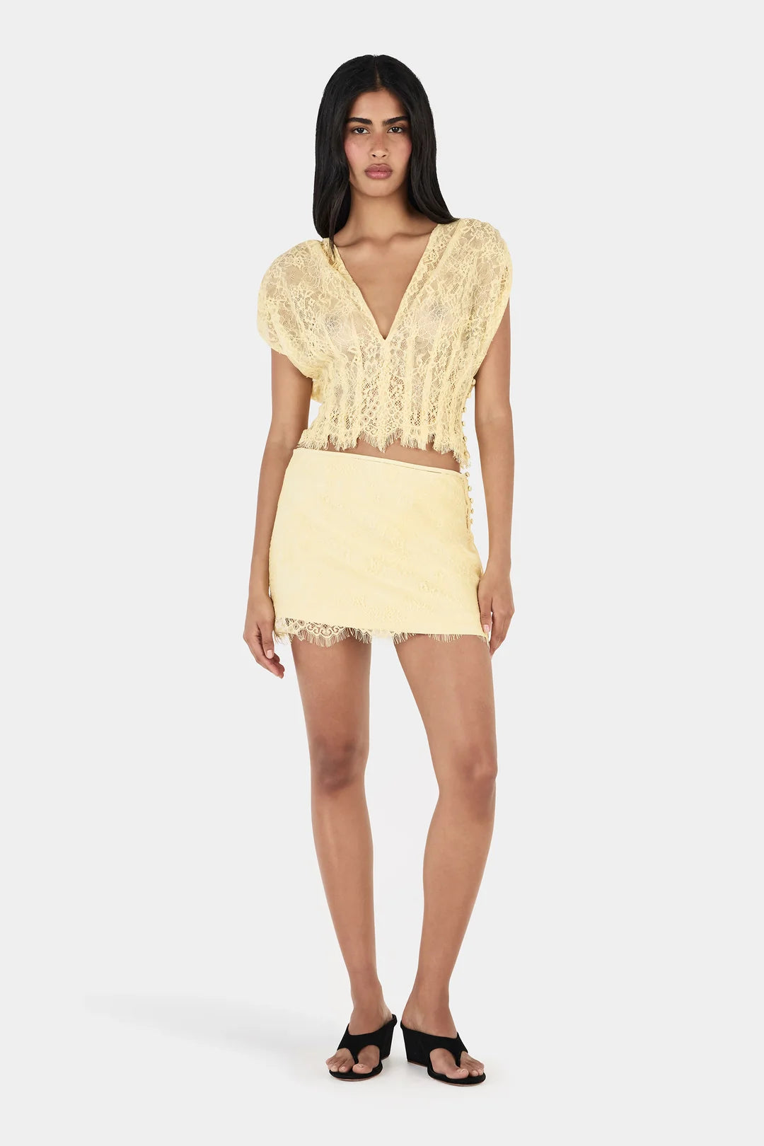 Ruby Lace Top Butter | Hansen & Gretel
