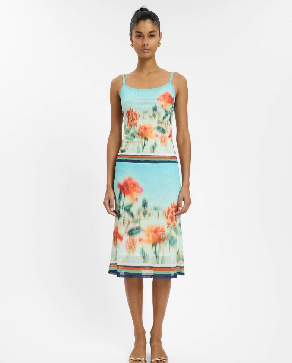 Midi Skirt Baby Blue | With Harper Lu