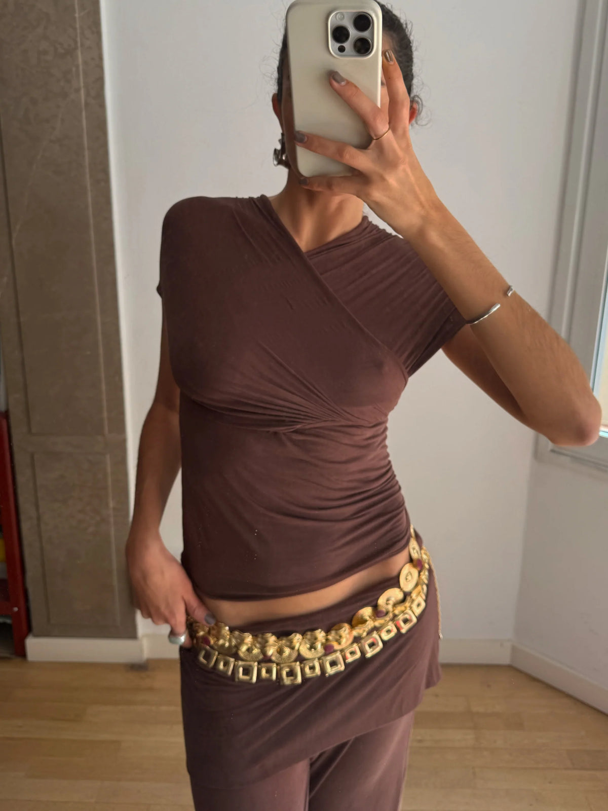 Isabella Top - Brown | Susmie’s Collection