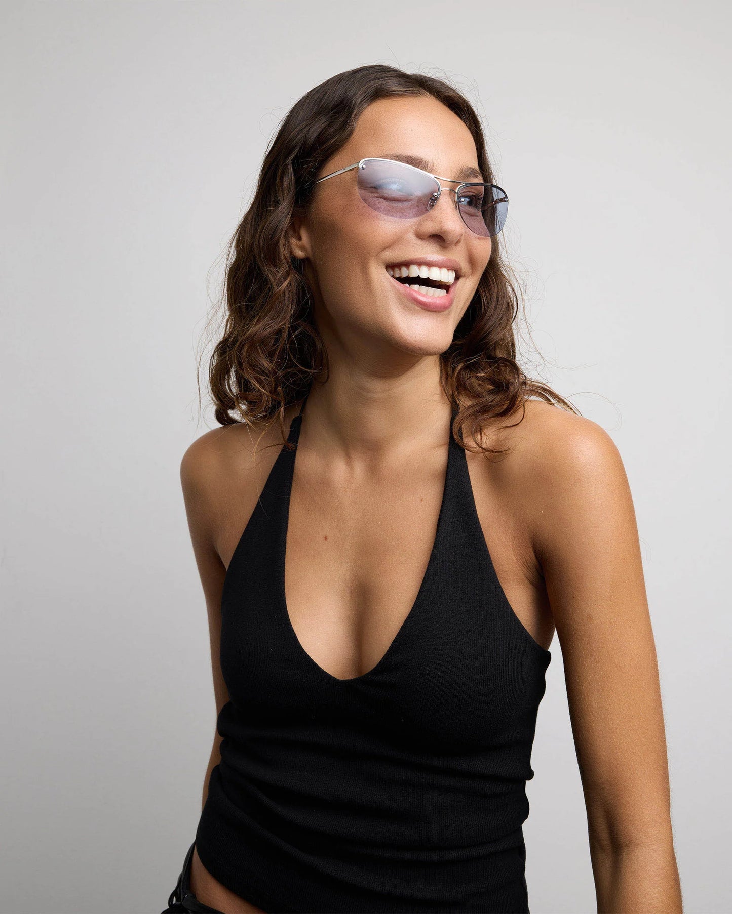 Slim - polished silver/periwinkle | Szade