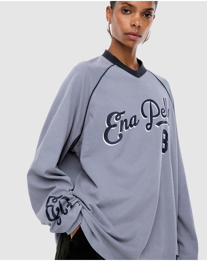Team EP Long Sleeve Tee - Charcoal | Ena Pelly