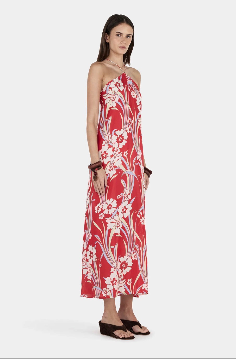 Cinzia Maxi Dress Retro Hawaii | Hansen & Gretel