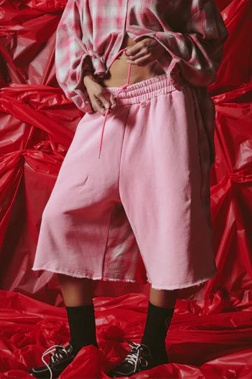 Check Mate Shorts - Pink | Sabbi