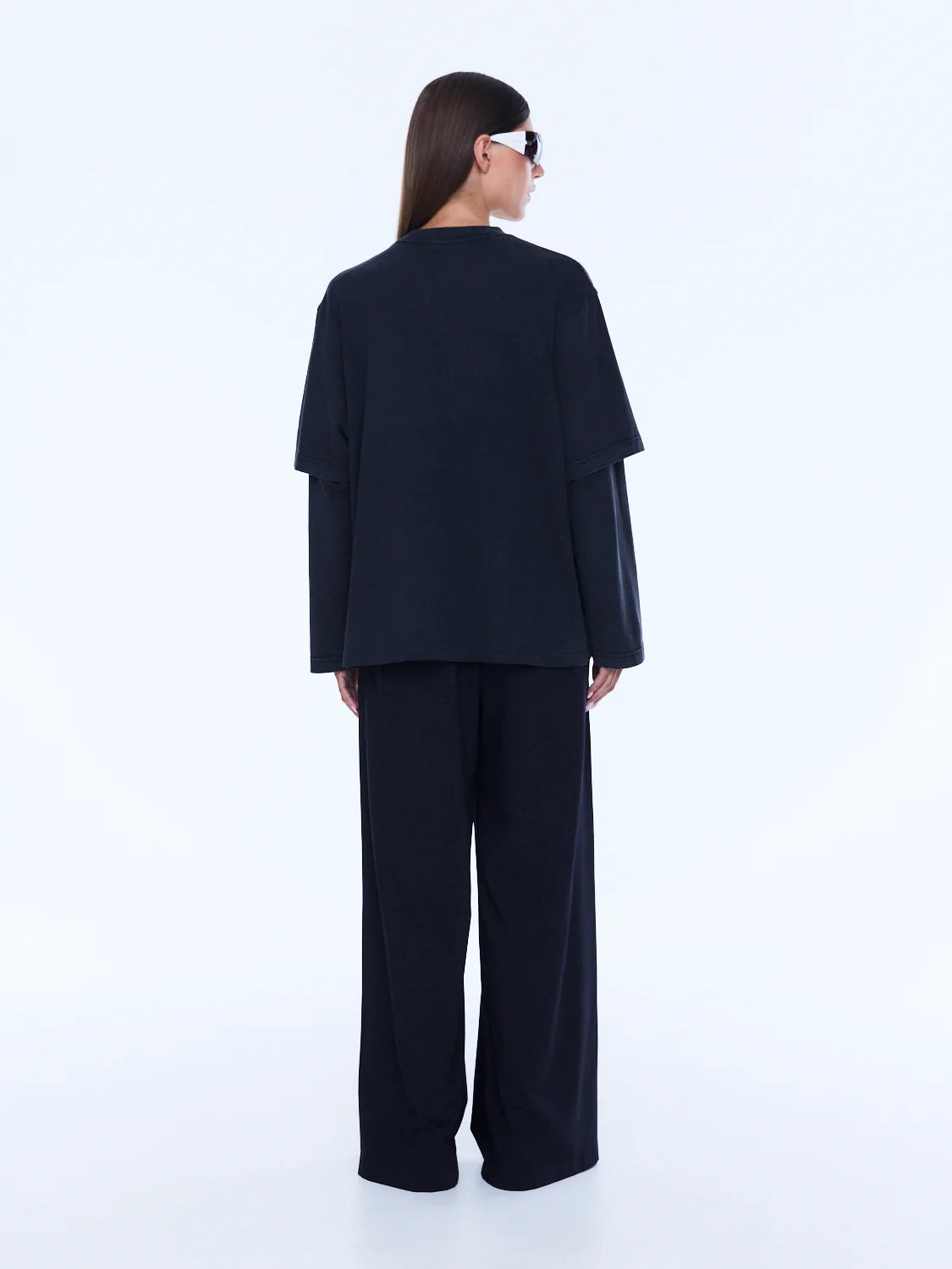 Mock Layer Long Sleeve Tee  | Ena Pelly
