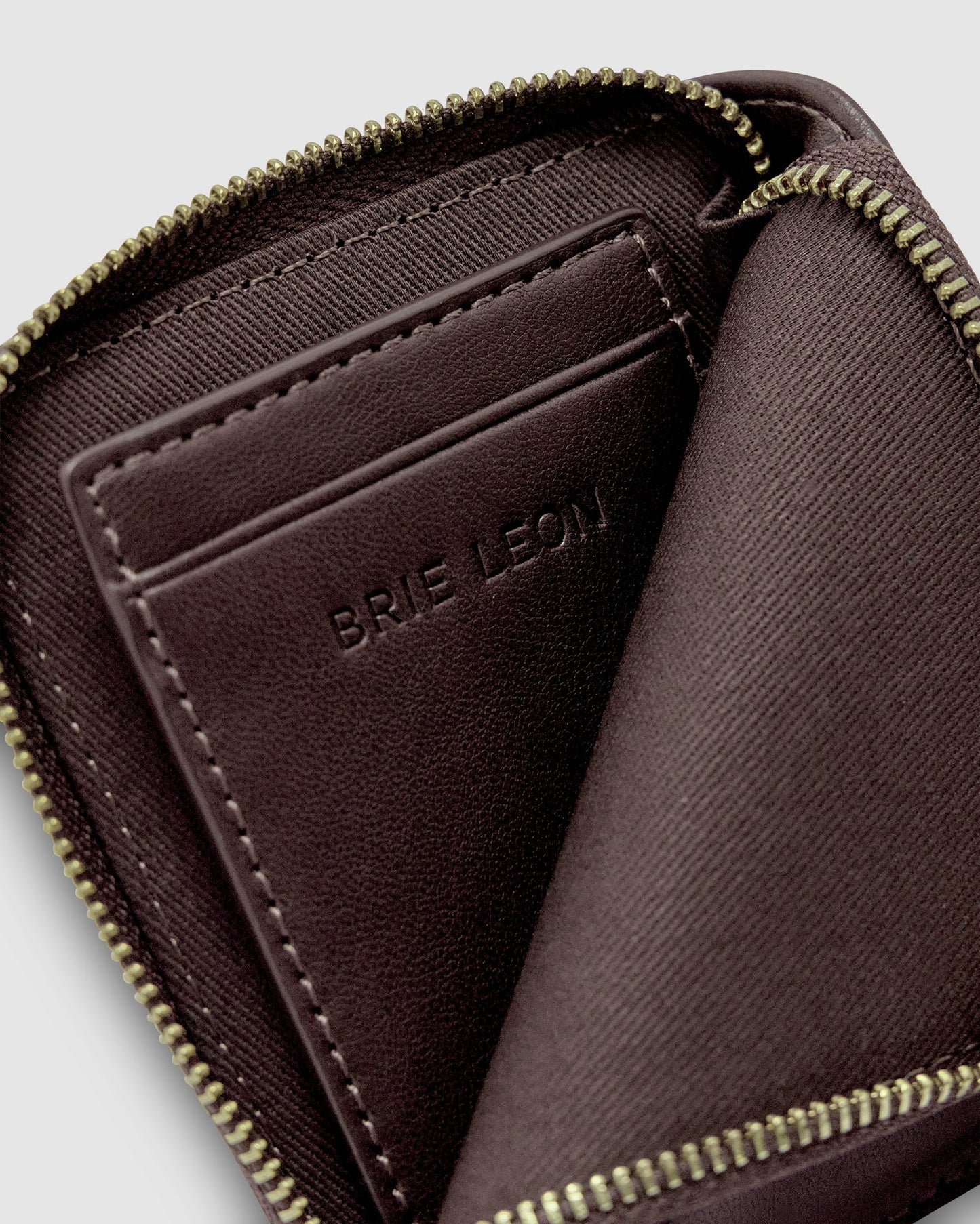 Adie Zip Around Wallet - Chocolate | Brie Leon