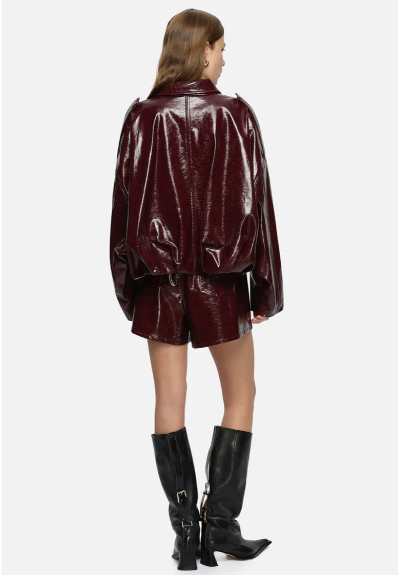 Rita Shorts Burgundy | Blanca