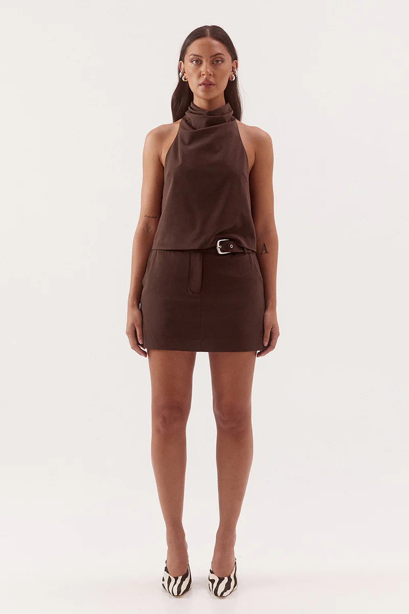 Amorey Skort - Espresso | Sovere
