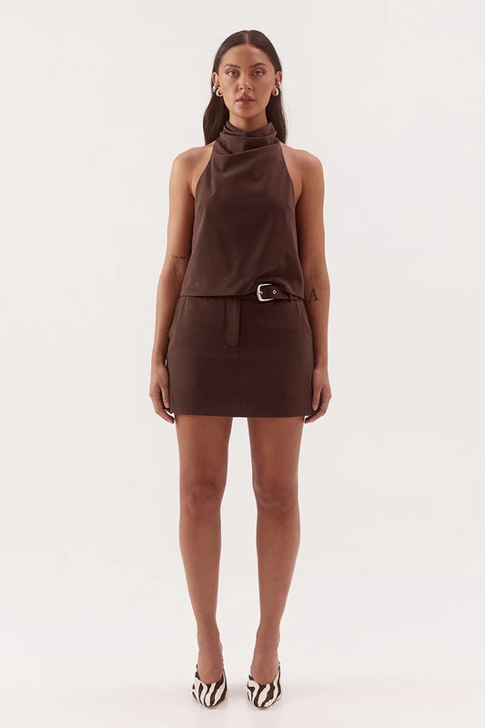 Amorey Skort - Espresso | Sovere