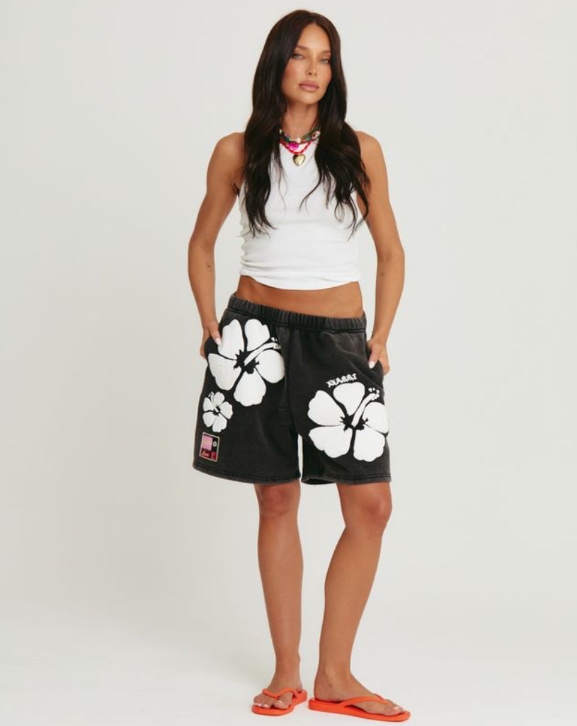 The Happy Hibiscus - Black | Sabbi