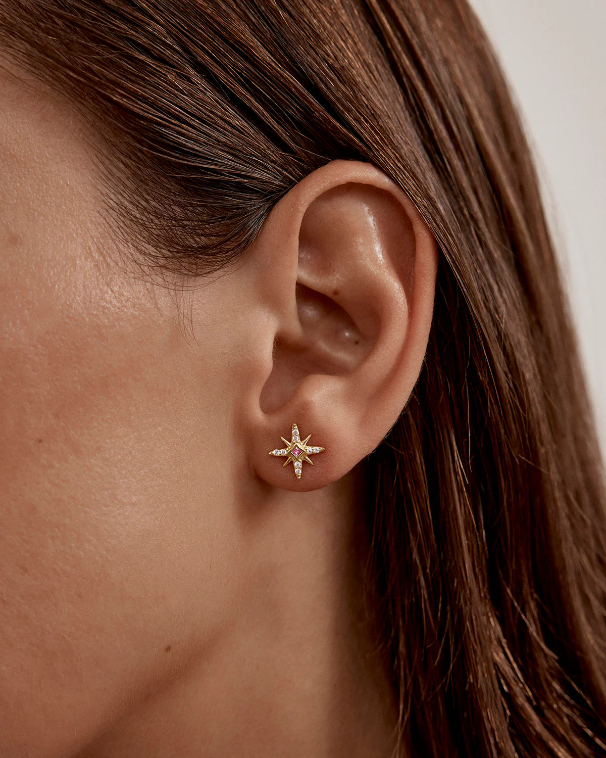 18k Gold Vermeil Starry Night Stud Earrings | By Charlotte