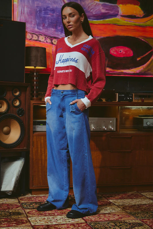 The Happiness Top - Maroon | Sabbi