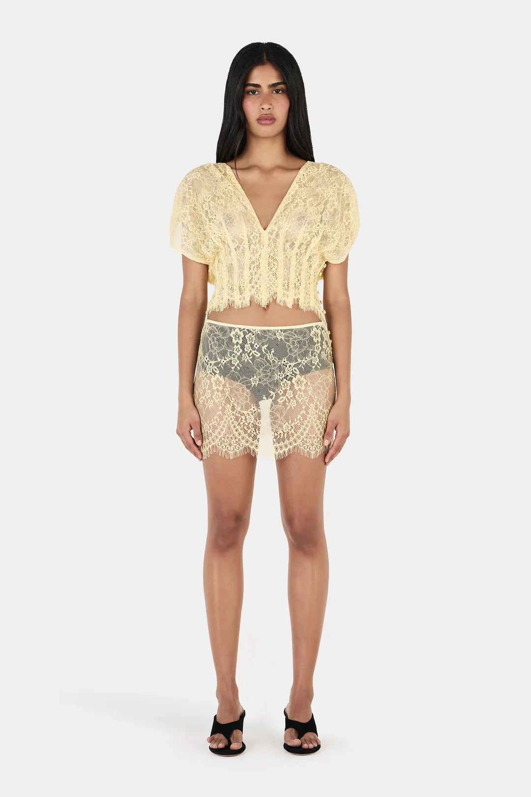 Ruby Lace Top Butter | Hansen & Gretel