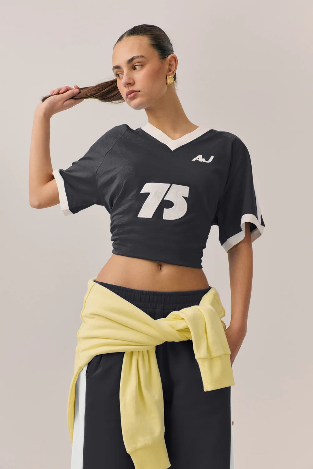 Speedy Sweatshirt Yellow Iris | Araminta James
