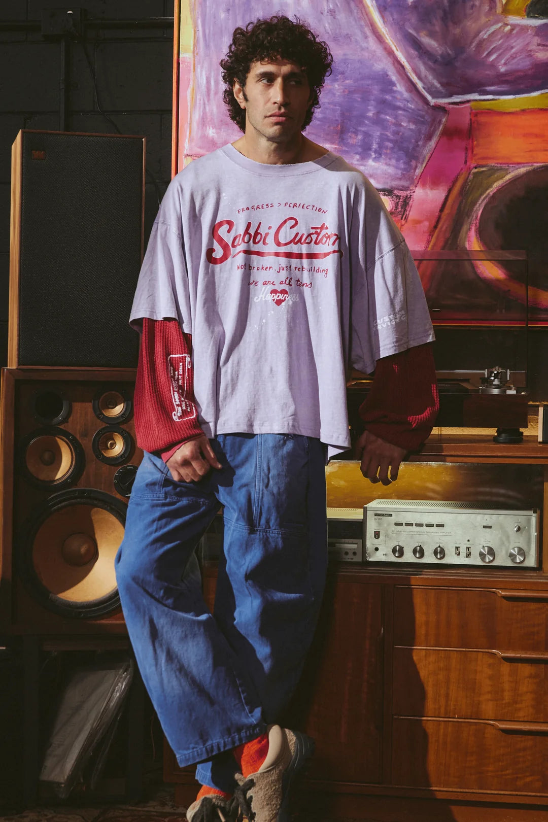 The LS Sabbi Custom Tee - Lilac | Sabbi
