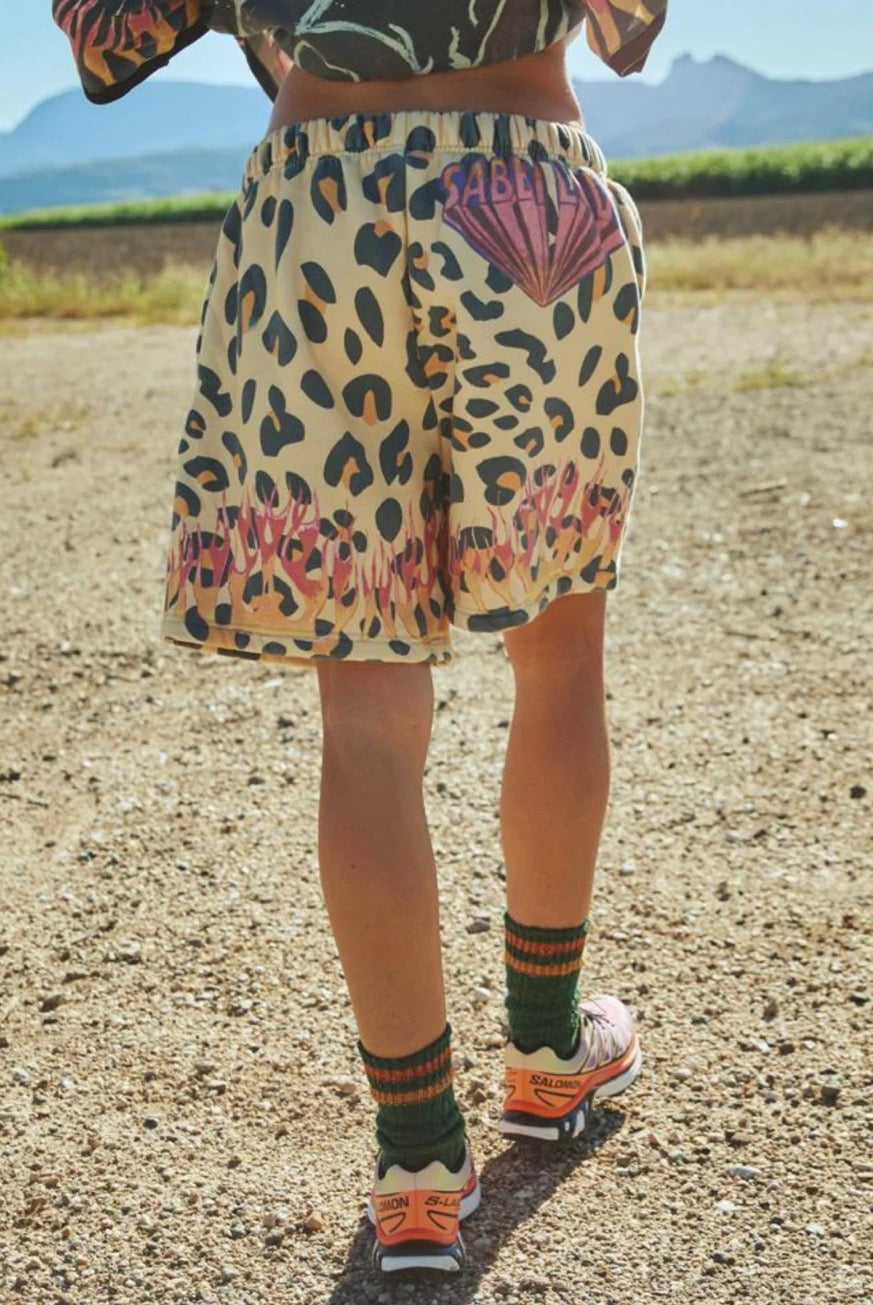 Flaming Leopard Shorts | Sabbi