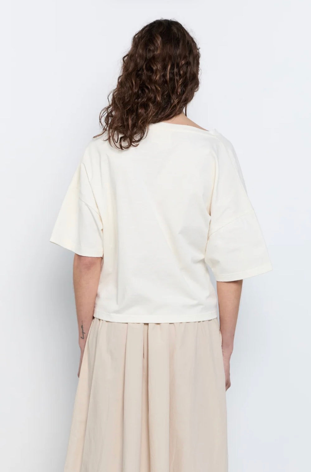 Button Wrap T Shirt White | Pinky & Kamal