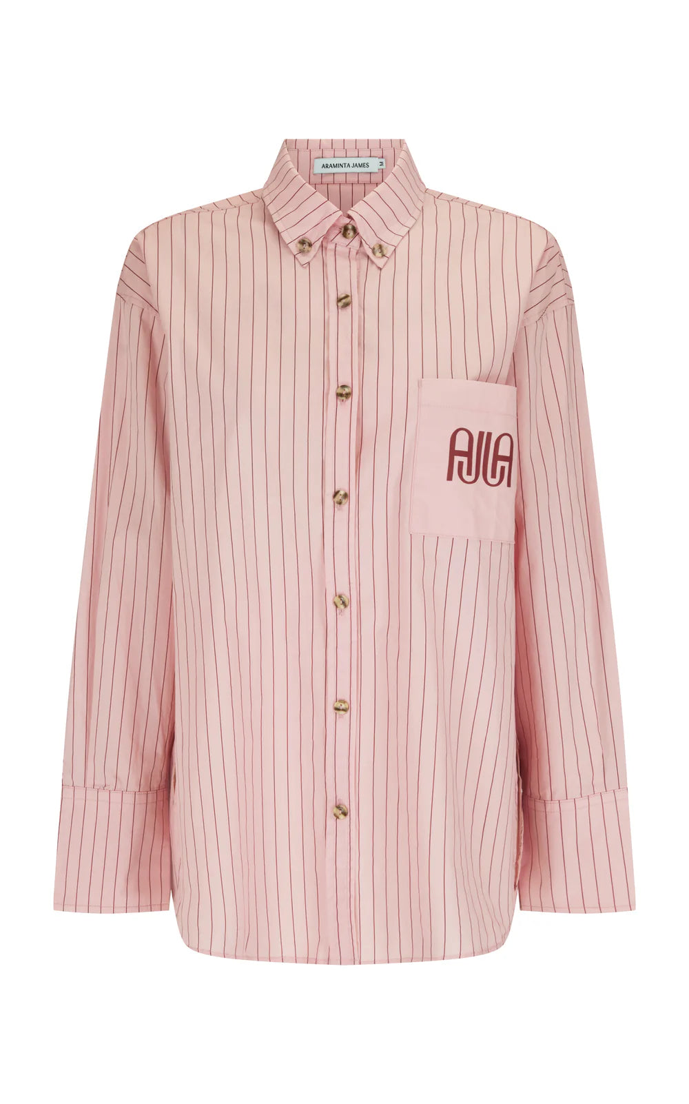 AJJA Pocket Shirt Blush Pink | Araminta James