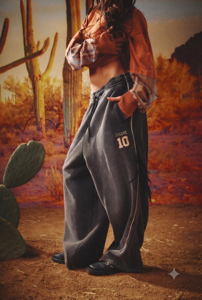 The Happy Chap Wide Leg Sweat Pants | Sabbi