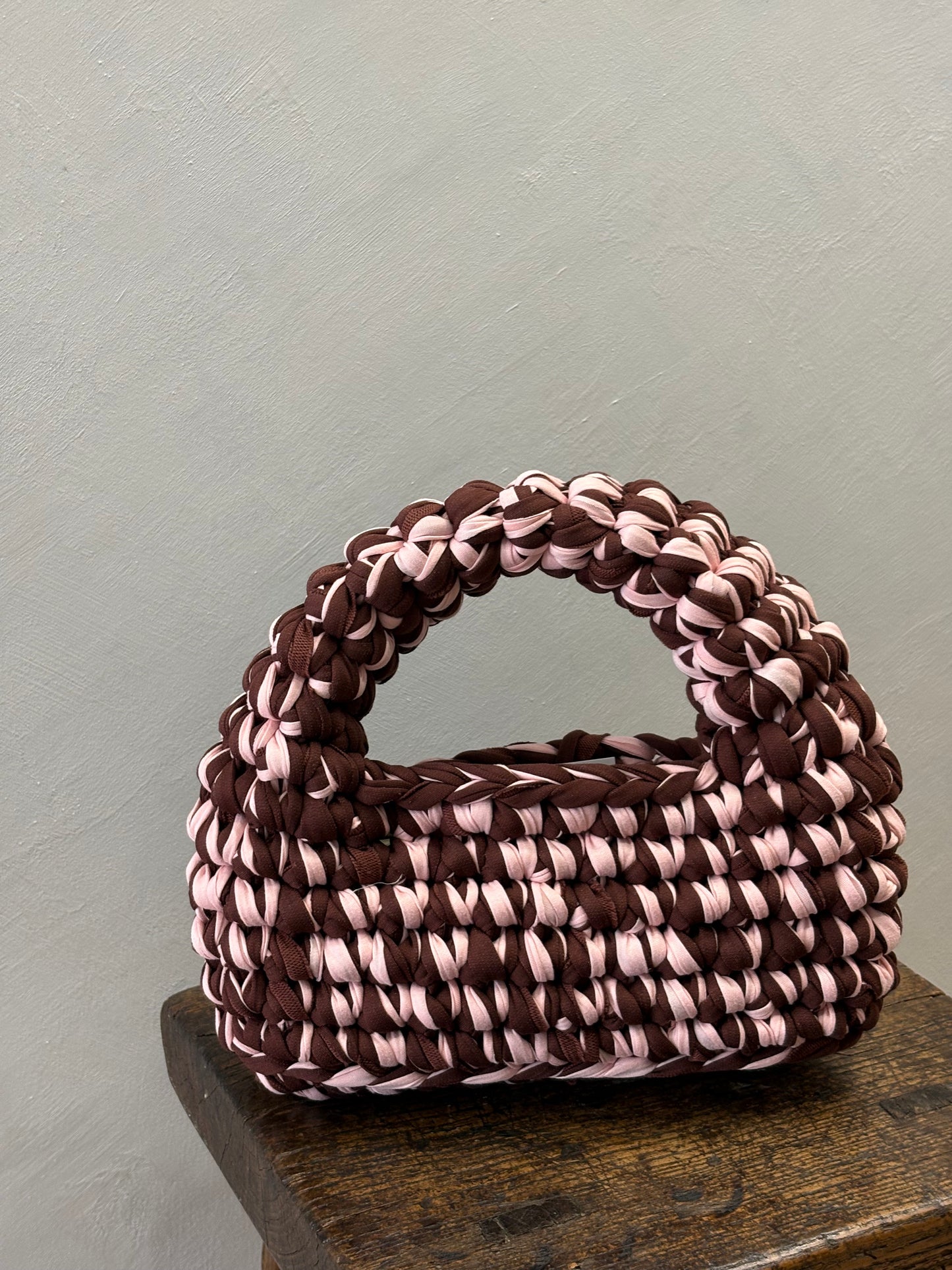 The Lys Mini - Choc & Baby Pink | ByMoja