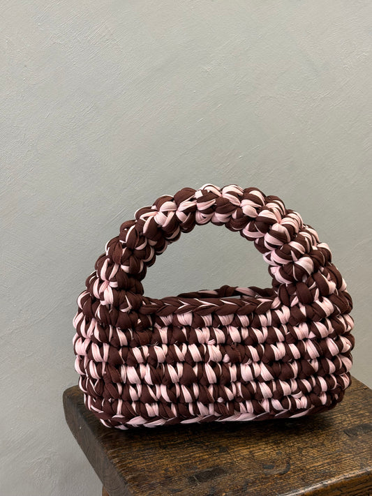 The Lys Mini - Choc & Baby Pink | ByMoja