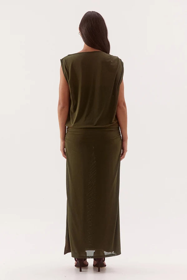 Selen Dress - Olive | Sovere