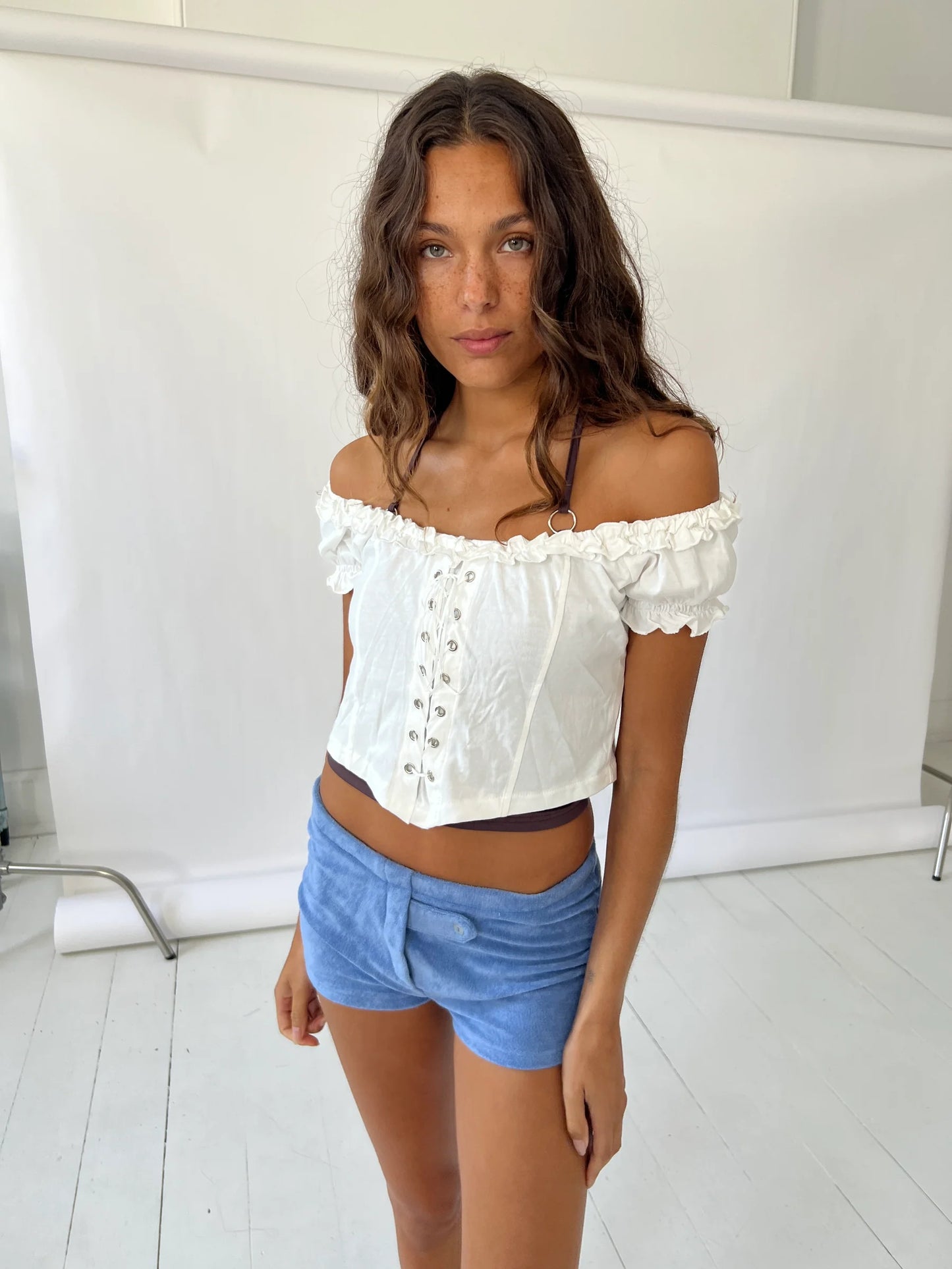 Tiny Shorts — Blueberry