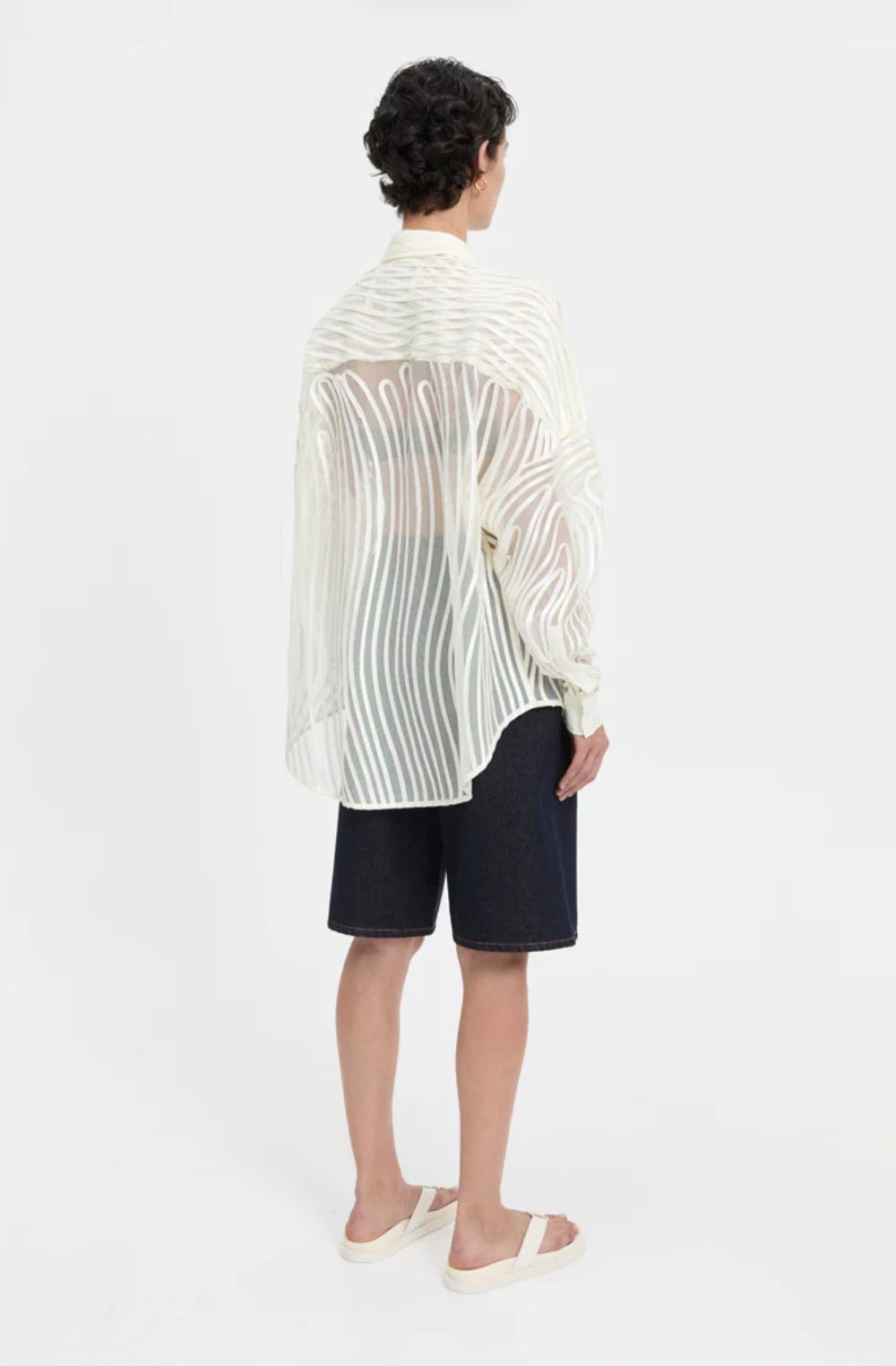 Micah Shirt Cream | Blanca