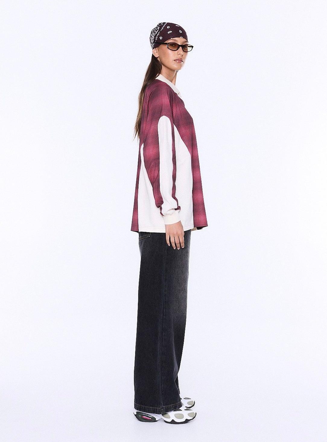 Josie Long Sleeve Polo Tee | Ena Pelly