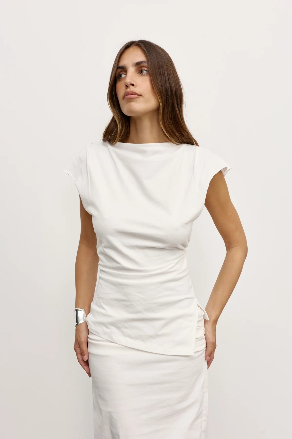 Liana Top - White | Bayse