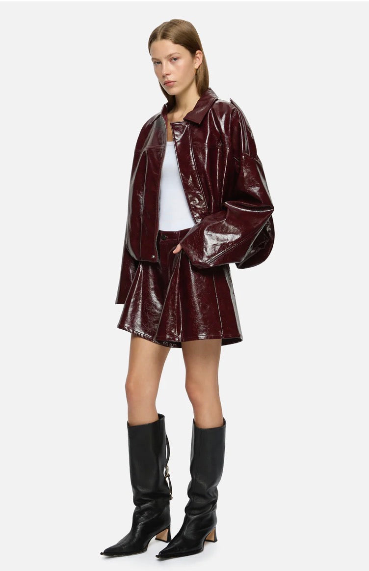 Rita Shorts Burgundy | Blanca