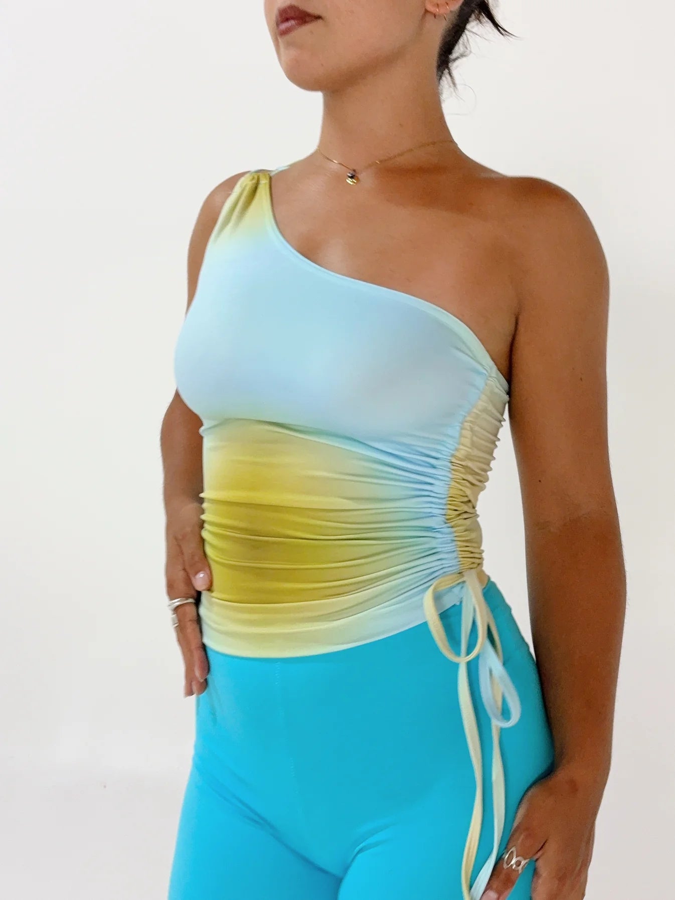 One Shoulder Top - Sunbeam | Eeyo