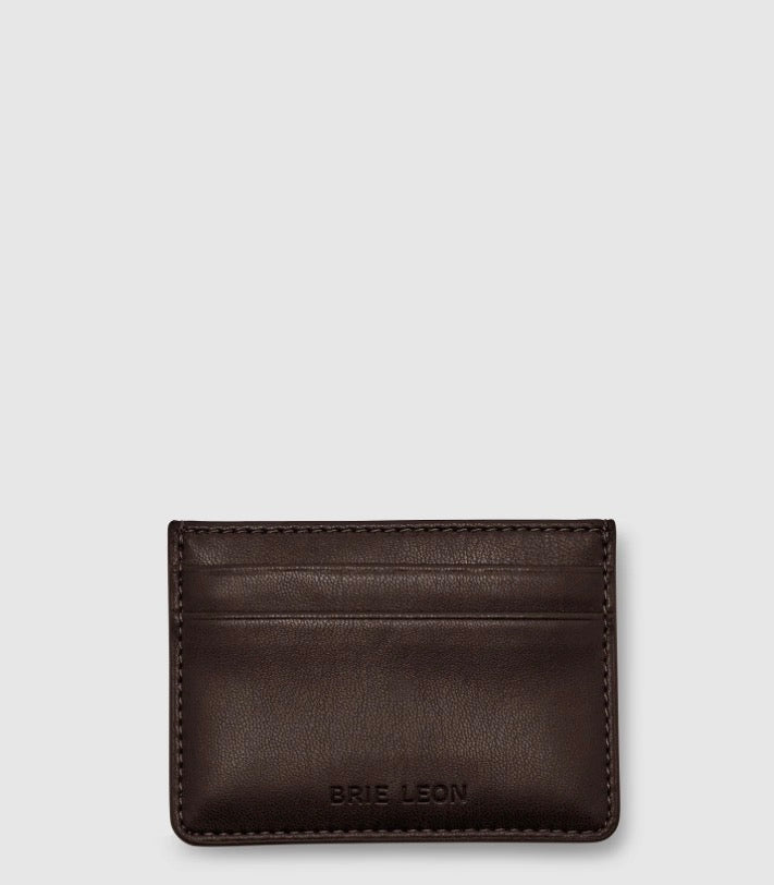 Adie Card Sleeve - Chocolate | Brie Leon