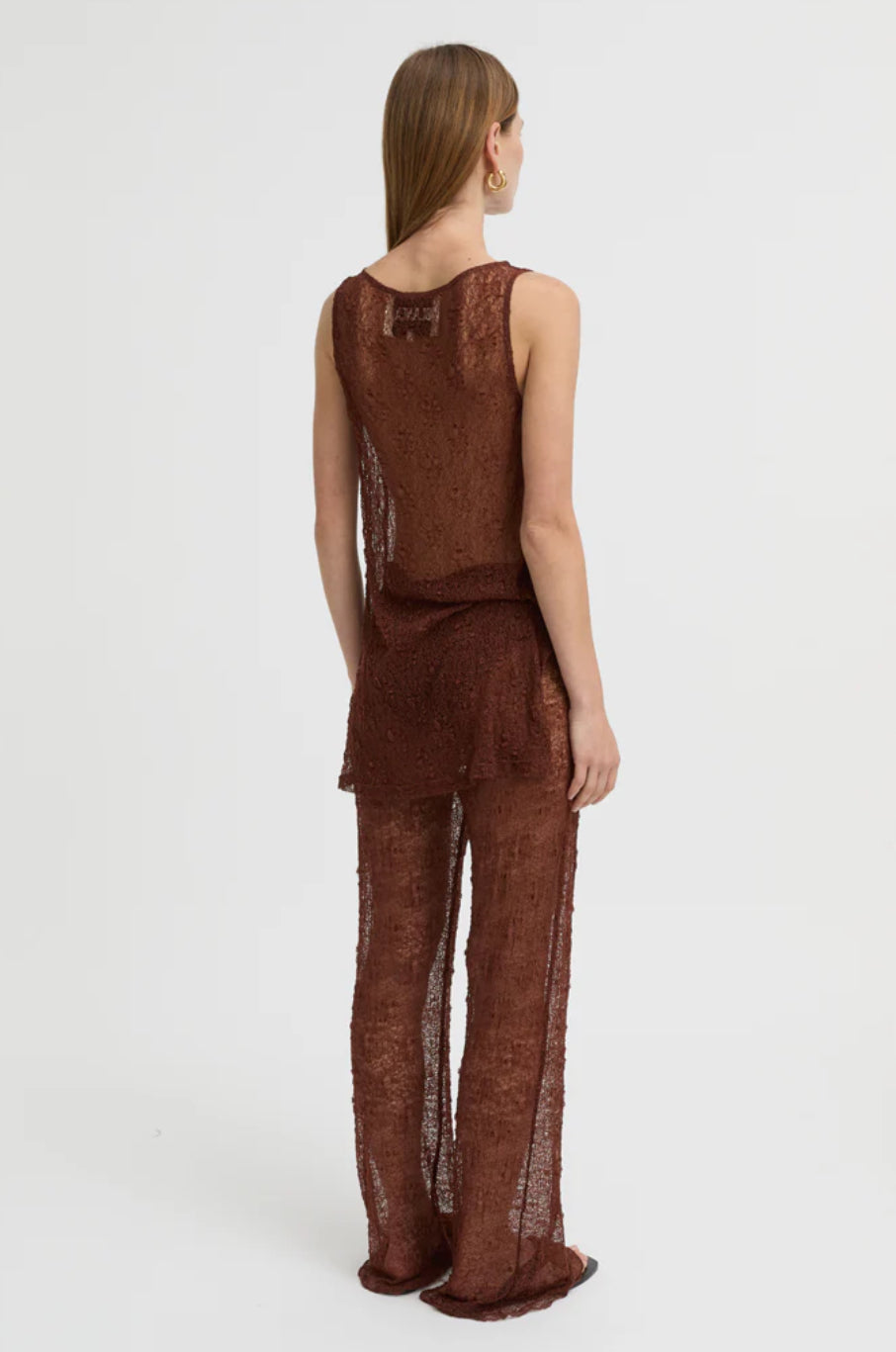 Riven Tank Brown | Blanca