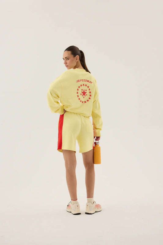 Speedy Sweatshirt Yellow Iris | Araminta James