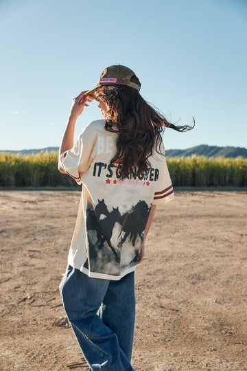 Sabbi Rodeo Self Love Club Tee - Beige | Sabbi
