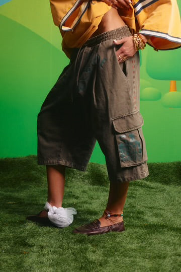 The High Quality Human Jorts - Khaki | Sabbi