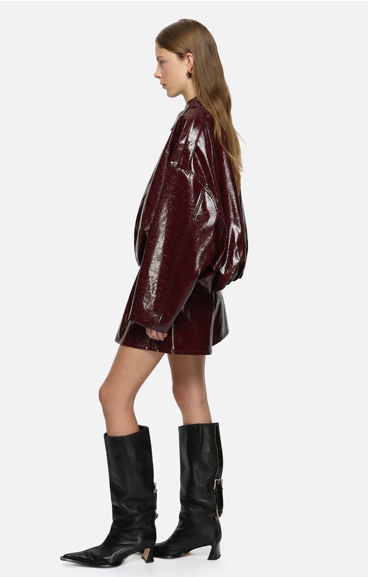 Rita Shorts Burgundy | Blanca