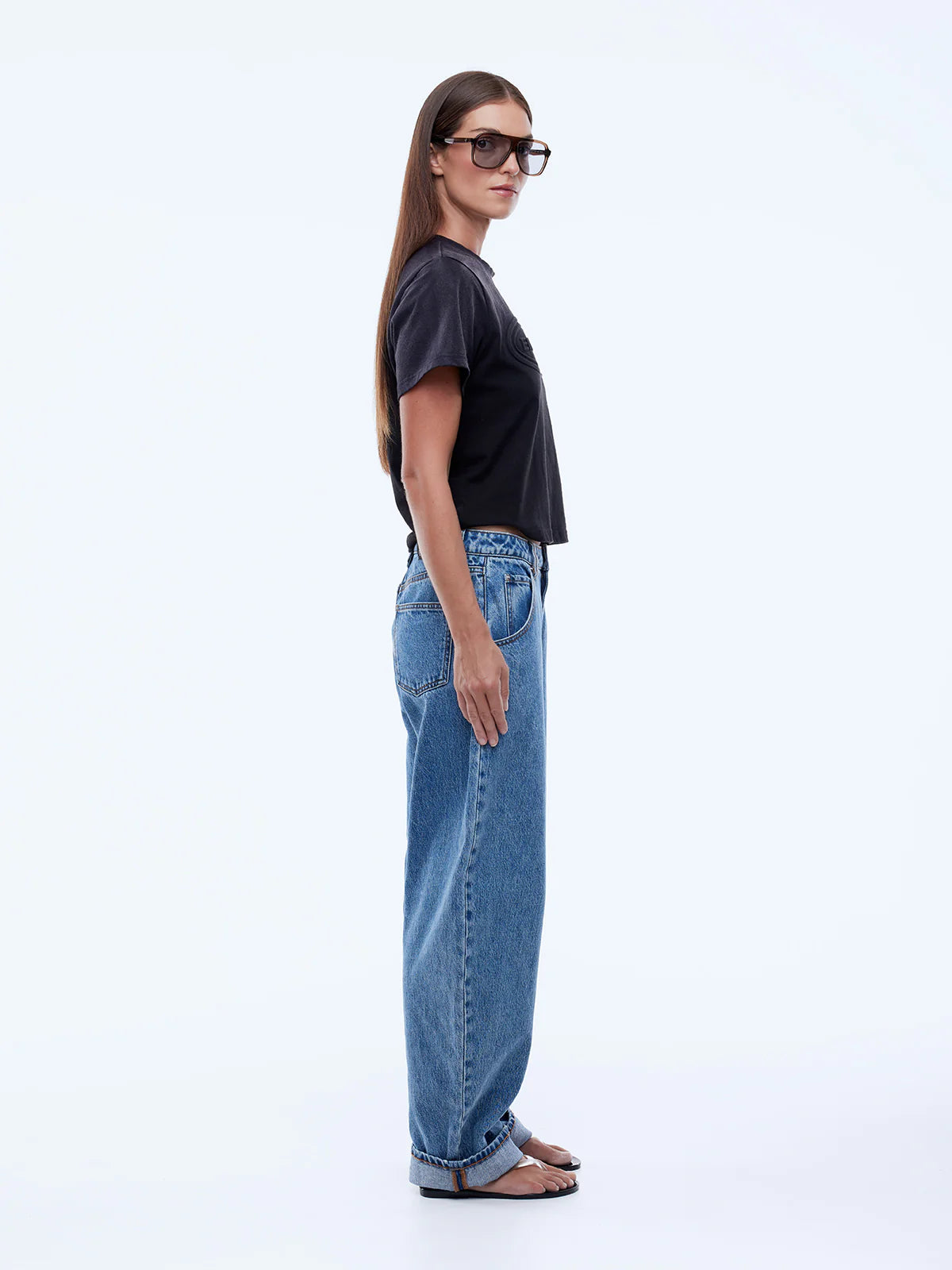 Stella Denim Jean - Mid Indigo | Ena Pelly