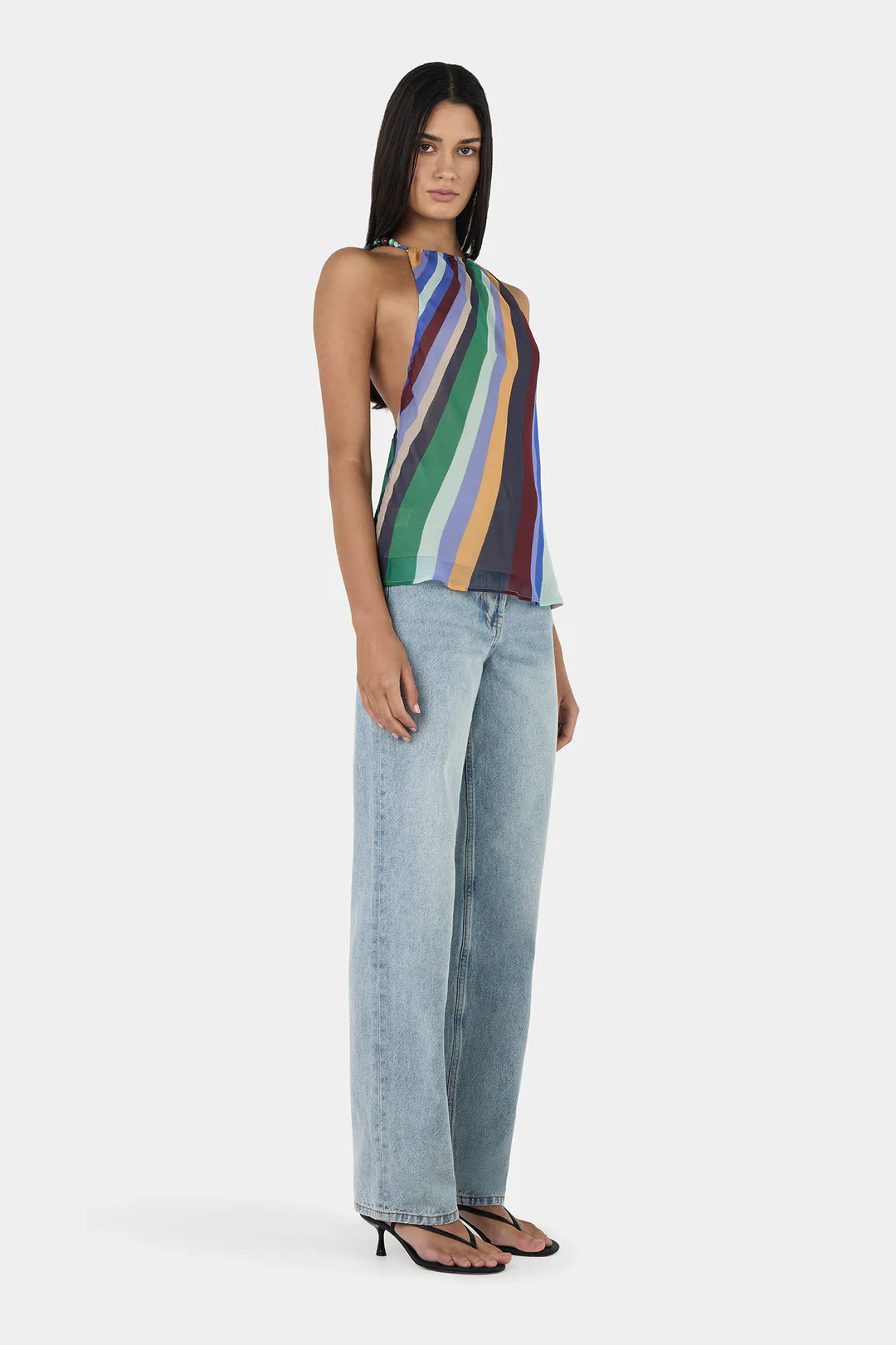 Juniper Silk Top Wave Length | Hansen & Gretel